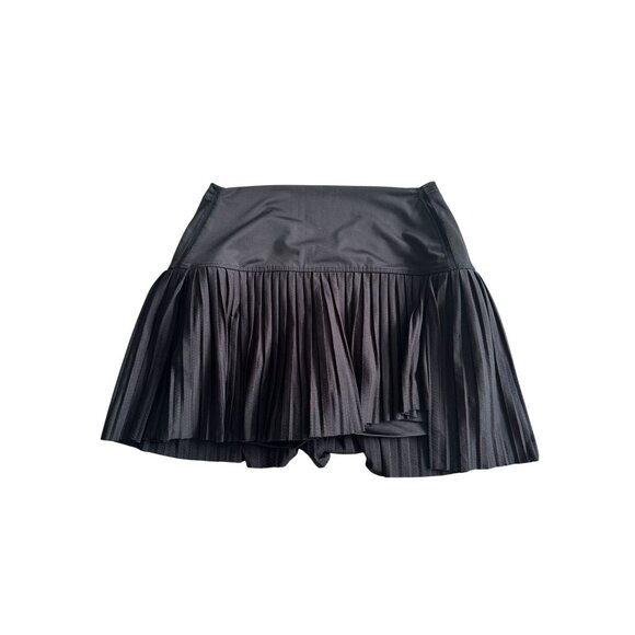 LUCKY IN LOVE X Bethanie Mattek Sands Black Ruffle COURT WORN Skort Size Medium - Picture 3 of 10